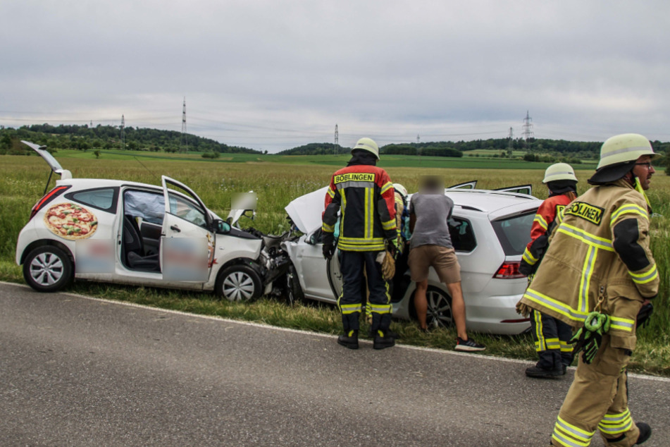 Die Unfallstelle am Freitagabend.