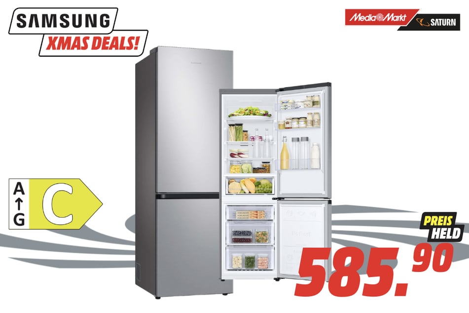 Samsung-Kühlgefrierkombination für 585,90 Euro.