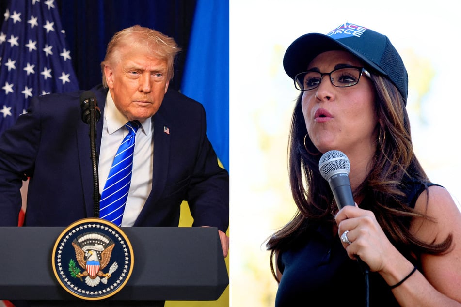 Representative Lauren Boebert (r.) accused President Donald Trump of retaliating against her for supporting the release of the Epstein files by vetoing a bill for her state.