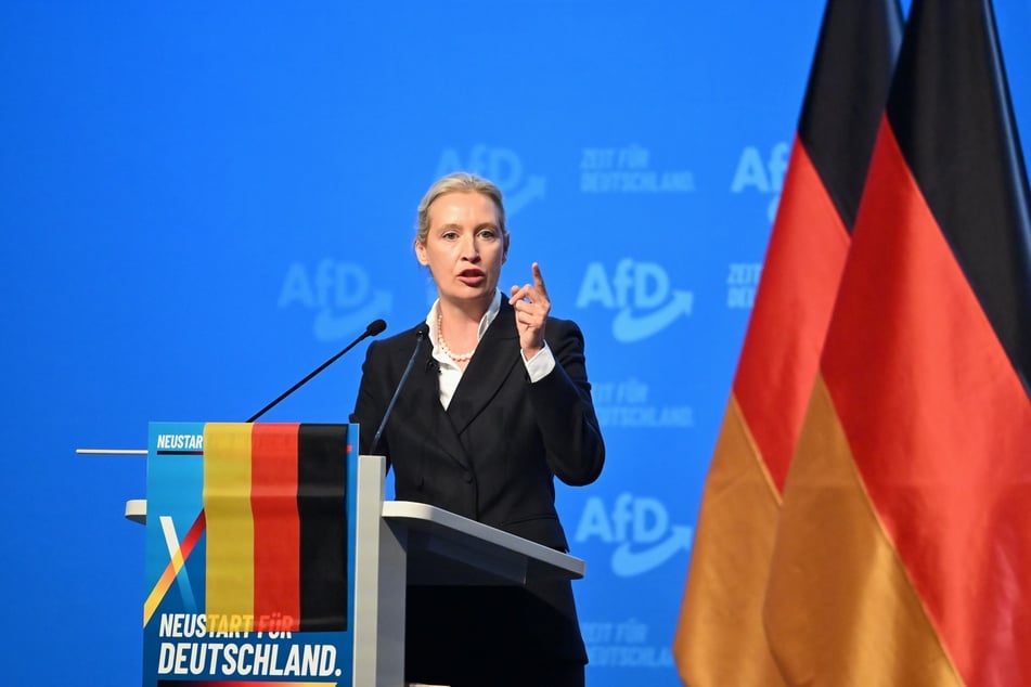Weidel ist auf dem Parteitag mit 81,3 Prozent wiedergewählt worden.
