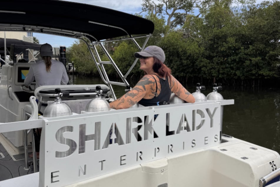 Emily Morrison bezeichnet sich selbst als "Shark Lady".