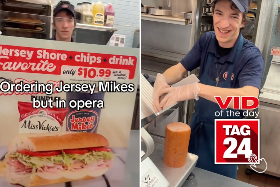 viral videos: Viral Video of the Day for February 2, 2026: Woman orders Jersey Mike's sandwich while singing opera