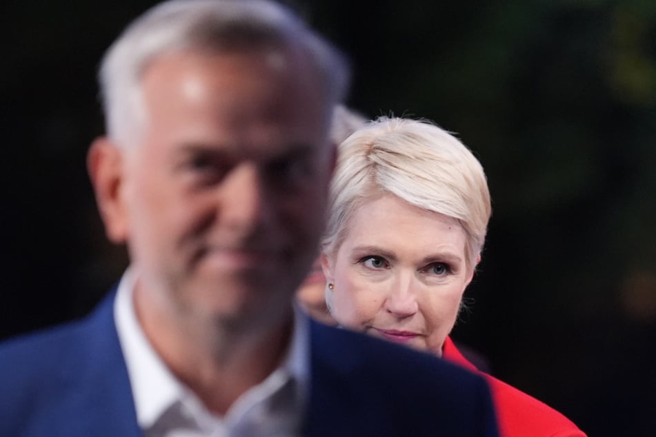 Manuela Schwesig (52, SPD) sammelte in ihrem Wahlkreis in Schwerin fast doppelt so viele Stimmen wie Leif-Erik Holm (56, AfD)
