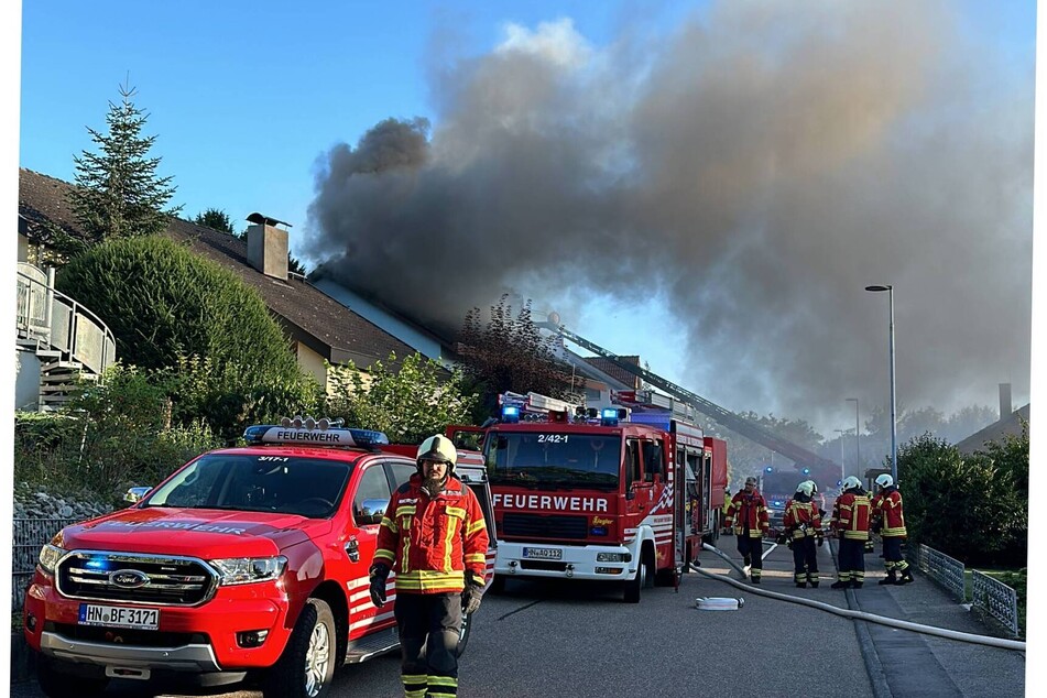 Nach rund eineinhalb Stunden hatte die Feuerwehr den Brand unter Kontrolle.