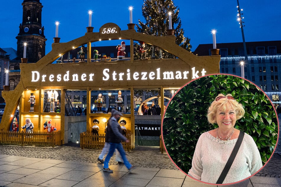 Dresden: Sie ist die diesjährige Tannen-Spenderin des Striezelmarkts: Ihr Baum trägt Erinnerungen