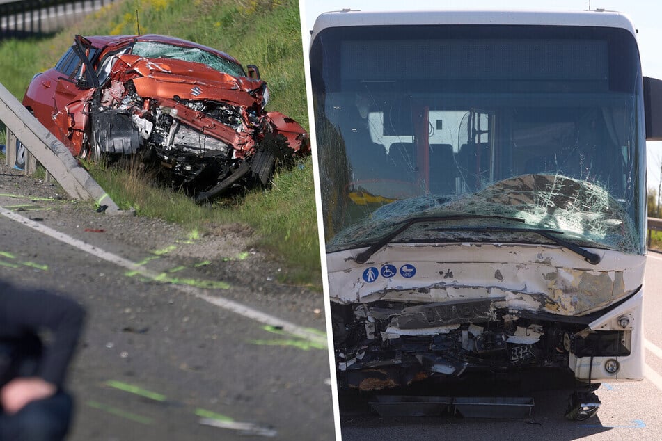 Frau (†24) stirbt bei Frontalcrash mit Bus, weil sie verbotenerweise überholen wollte