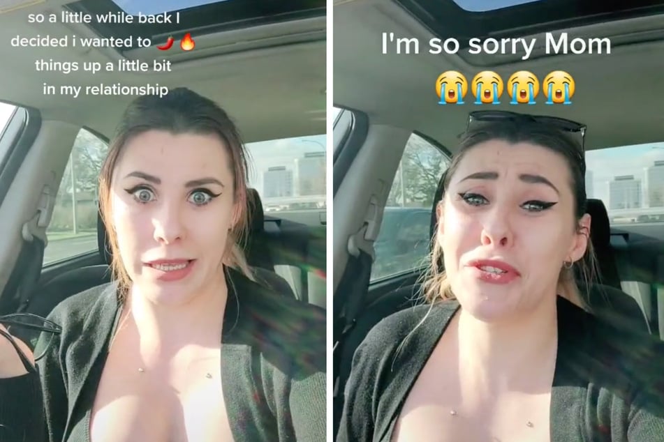 Kara Tonin is absolutely horrified: she accidentally sent her mom some homemade porn!