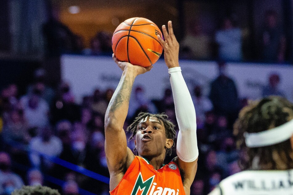 Hurricanes guard Kameron McGusty scored 27 points in Miami's win over Iowa State.