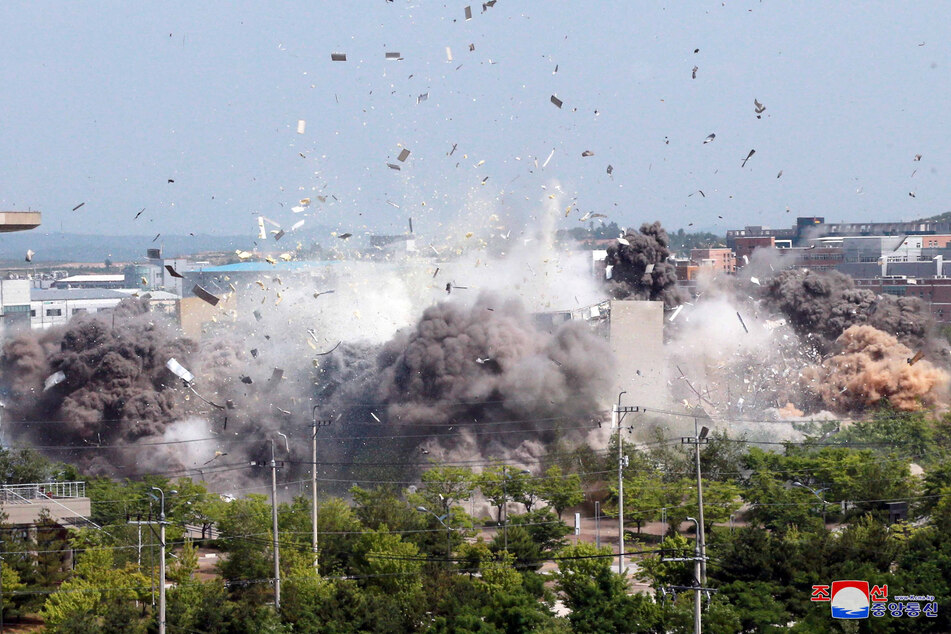 South Korea is suing North Korea for blowing up a building meant to serve as a liaison office for the two countries.