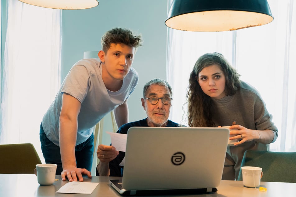 Sohn Jonas, Papa Georg und Tochter Luisa wollen Susanne Mertens unterstützen.