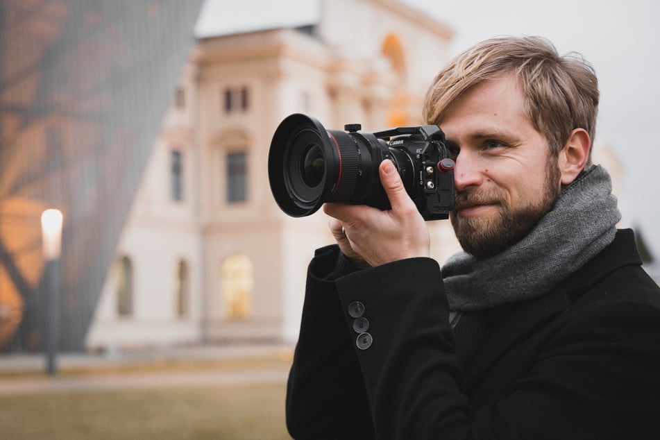 Der Leipziger Fotograf Albrecht Voß (33) hielt Dresden fotodokumentarisch fest.