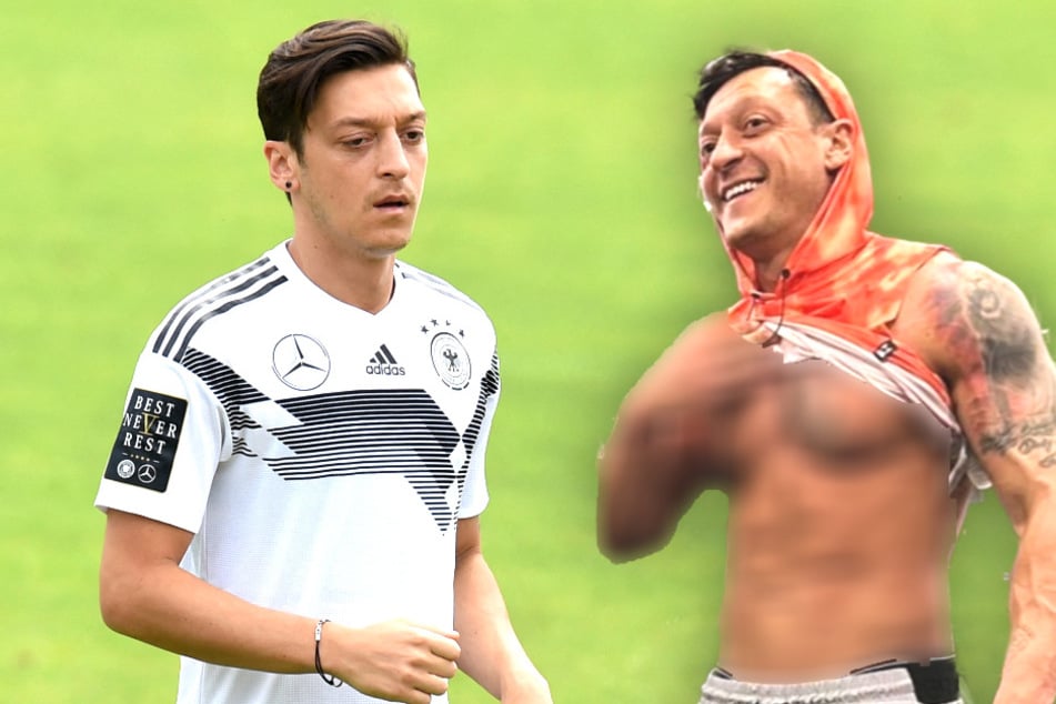 Trainiert er für einen Kampf? Muskel-Mesut enthüllt Mega-Sixpack!