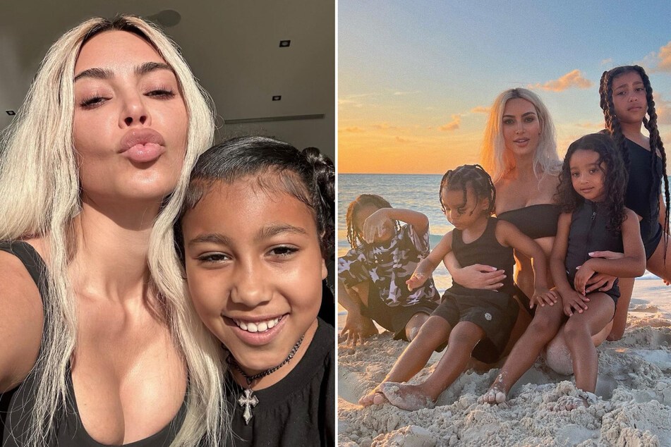 Kim Kardashian (l.) has four children with ex Kanye West, but spoke in the latest episode of the Goop Podcast about being open to having more.