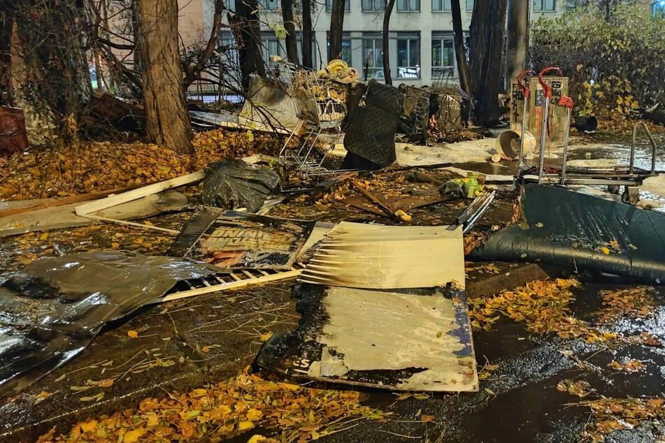 Leipzig: Weiterer Obdachlosen-Schlafplatz brennt nachts im Leipziger Osten aus