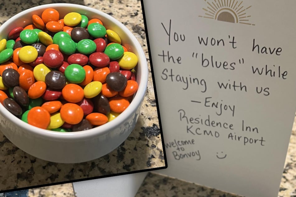 Das Hotel brachte John Patton tatsächlich M&Ms (ohne die Blauen).