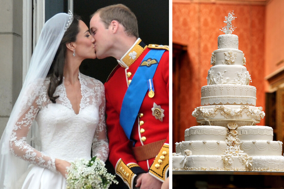 Die königliche Hochzeit (samt Torte) von Prinz William (40) und Kate Middleton (40) fand im April 2011 unter den Augen der ganzen Welt statt. (Archivbilder)