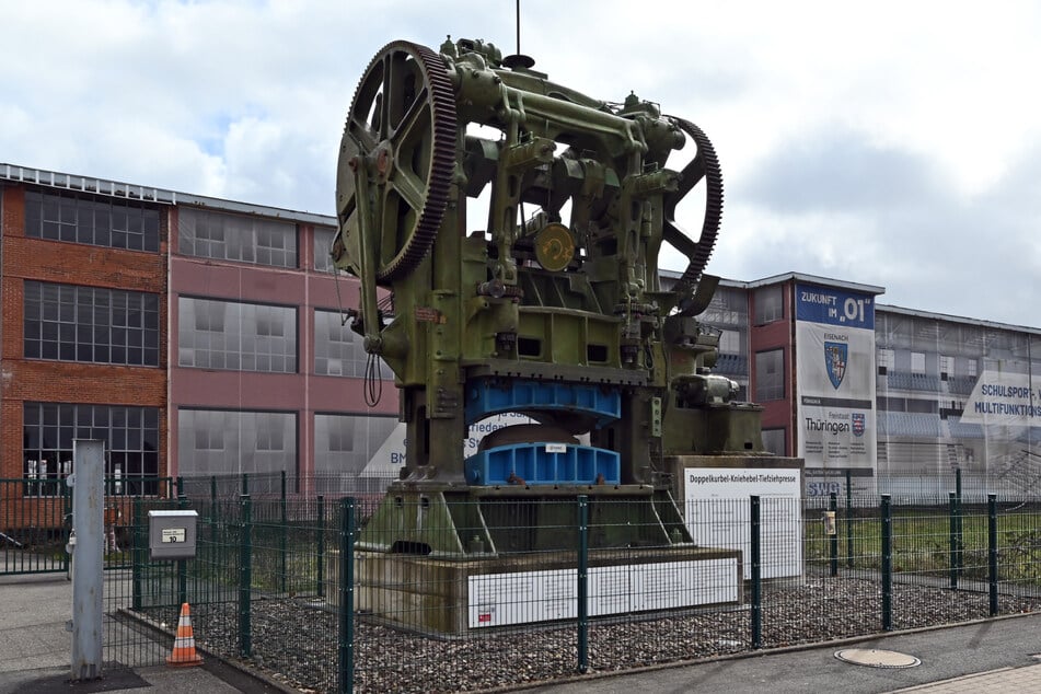 Die historische Fassade und Gebäudestruktur des früheren Industriebaues auf dem Gelände des Automobilwerks Eisenach soll erhalten bleiben. (Archivbild)