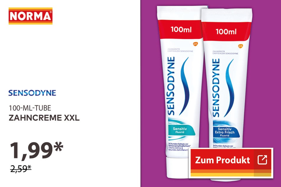 Zahncreme XXL für 1,99 Euro
