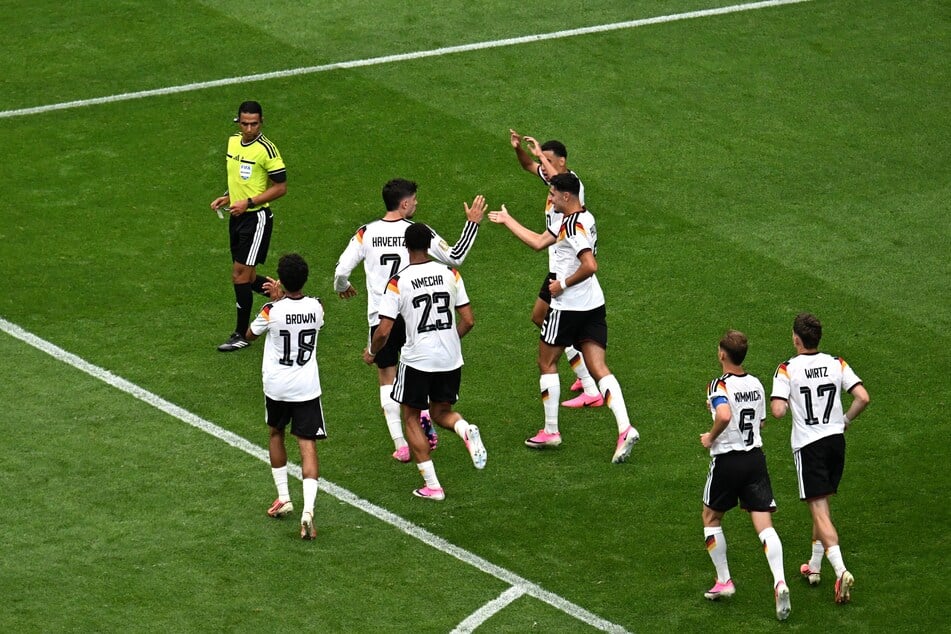 Puh! Kai Havertz baut die deutsche Führung aus.
