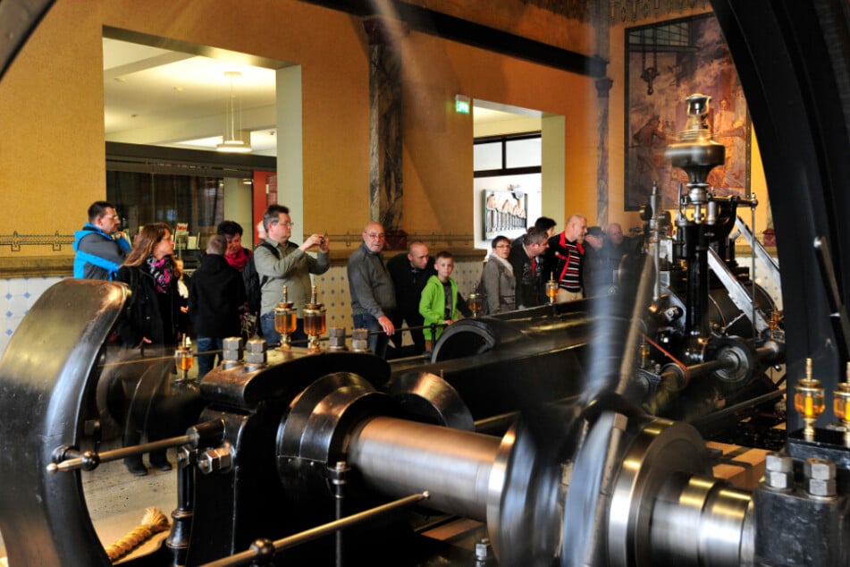 Schwere Maschinen gibt es im Industriemuseum zu bestaunen.