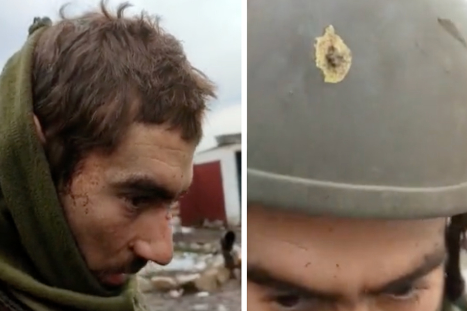 Schuss durch Helm: Ukrainischer Soldat hatte mehr als einen Schutzengel