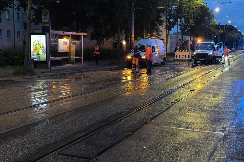 Auf der Mockauer Straße ist es am Dienstagabend zu einer Havarie gekommen.