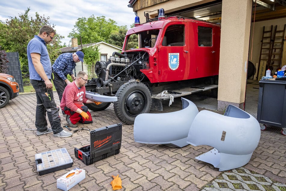 Das Fahrzeug wurde liebevoll wieder zusammengesetzt.