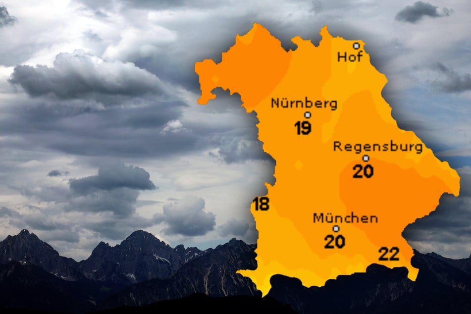 Das Wetter in Bayern zeigt sich auch in dieser Woche nicht von der sommerlichen Seite.