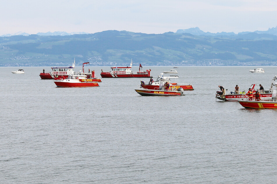 Rettungskräfte bargen die zwei Toten aus dem Bodensee. (Archivbild)