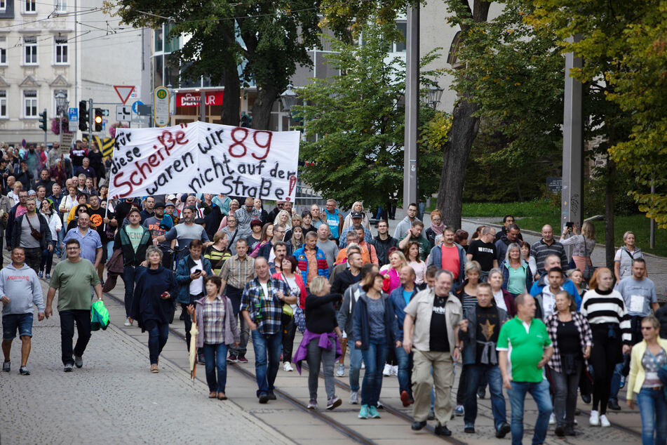 Energiepreis-Wut! Mehr als 1000 Menschen demonstrieren in Plauen