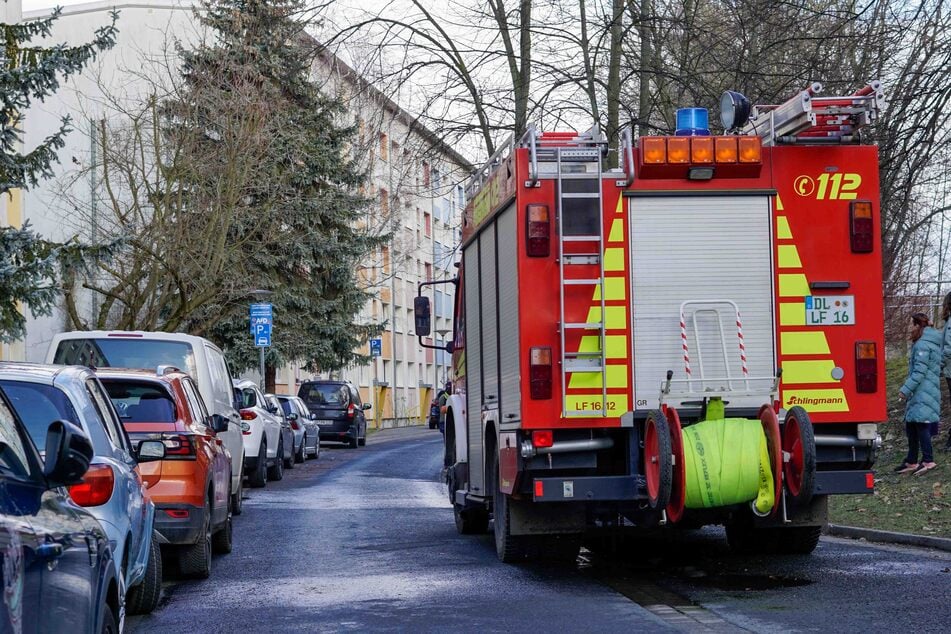 Die Feuerwehr war am Donnerstag bei einem Brand in Döbeln im Einsatz.