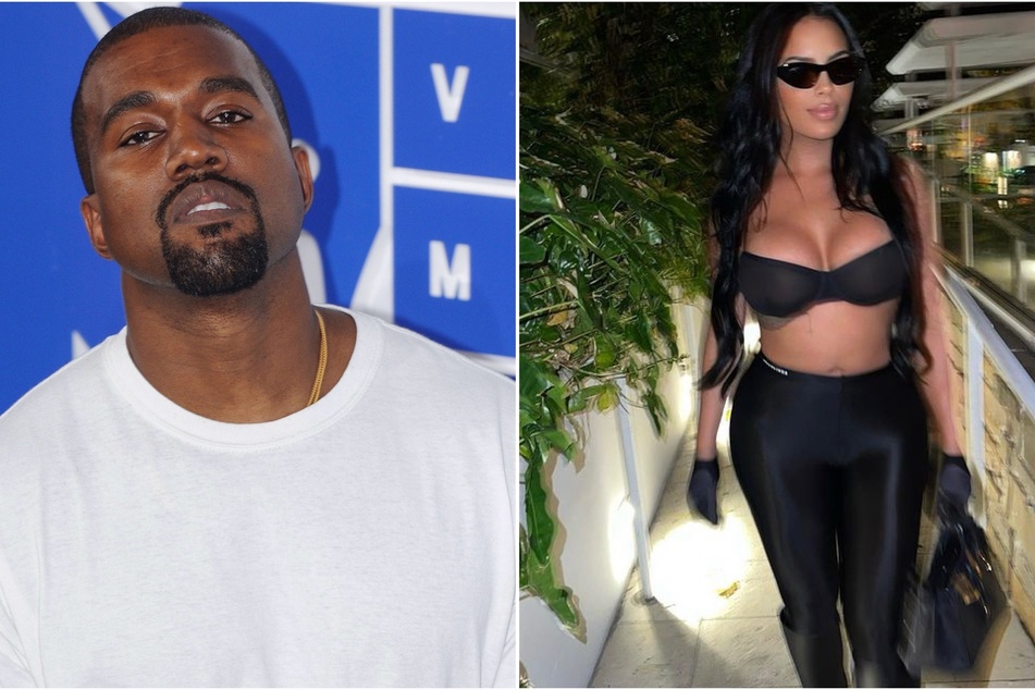 Before his court hearing with his estranged wife Kim, Ye seemingly confirmed his romance with model Chaney Jones on Instagram.