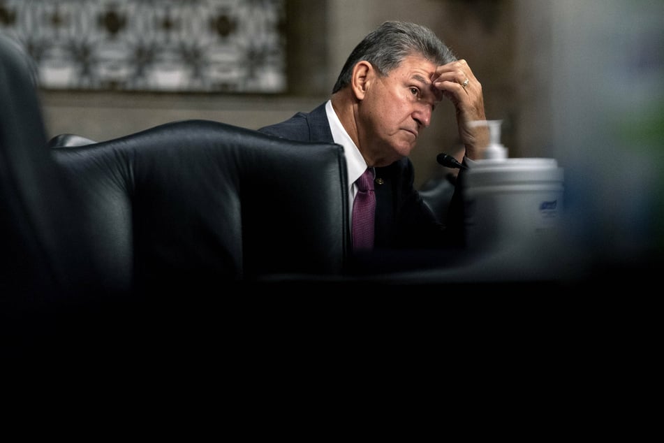 West Virginia Senator Joe Manchin sought to cast himself as the victim of bullying from protesters over the Build Back Better Act.