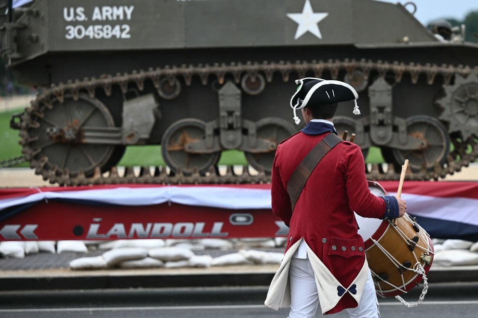 Tanks, helicopters, and troops will parade through Washington next month in a display of US military might to celebrate the service's 250th anniversary.