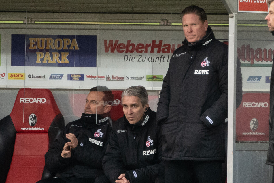 Markus Gisdol (rechts), Trainer des 1. FC Köln.