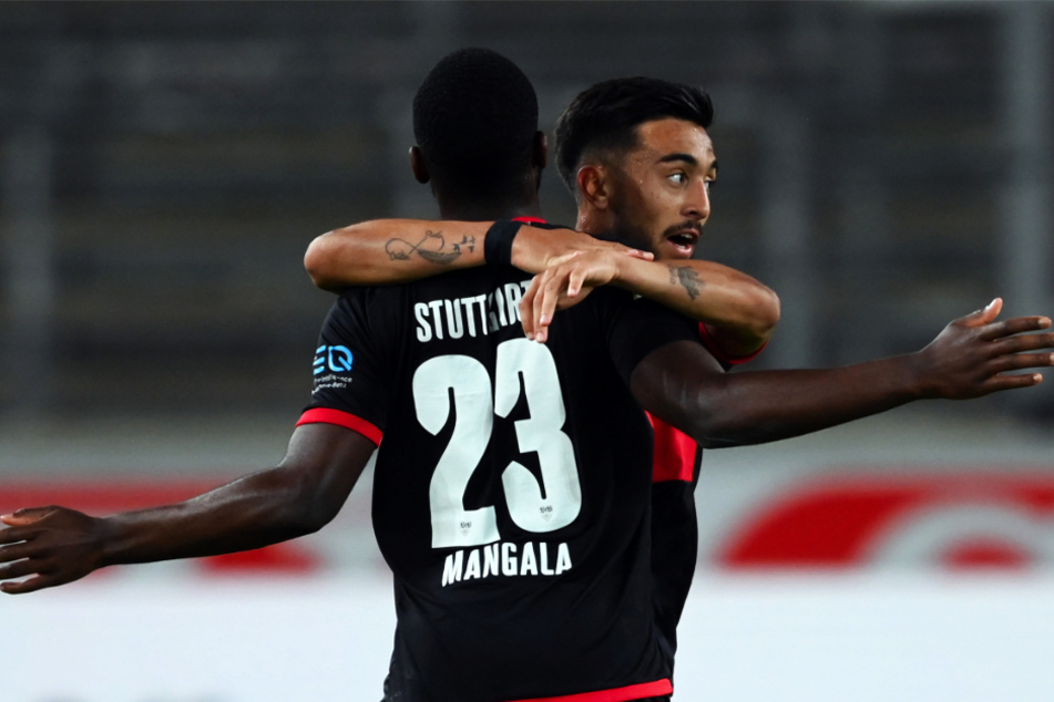 Orel Mangala (23) und Nicolas Gonzalez (23) stehen dem VfB Stuttgart für das Saisonfinale voraussichtlich nicht zur Verfügung. Für Gonzalez könnte es wohl höchstens für einen Kurzeinsatz reichen.