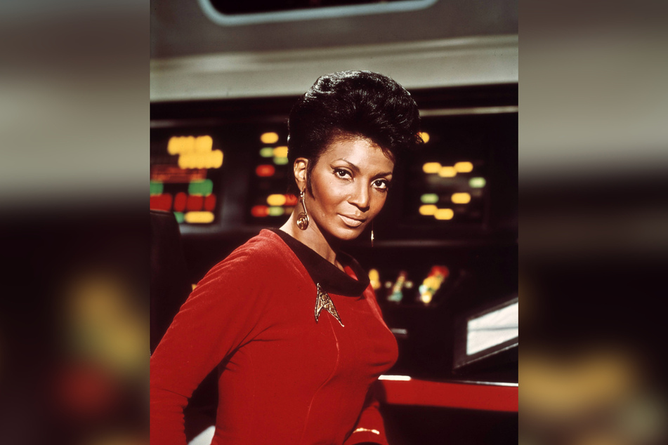 Nichelle Nichols portrays Lt. Nyota Uhura in Star Trek (archive image).
