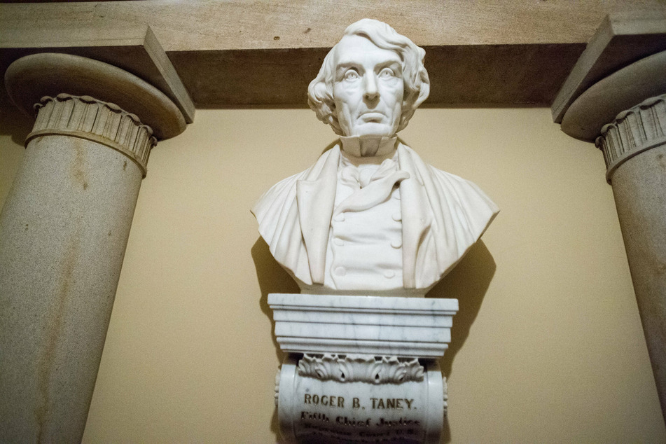 A bust of former Supreme Court Justice Roger Taney is slated for removal in the bill.