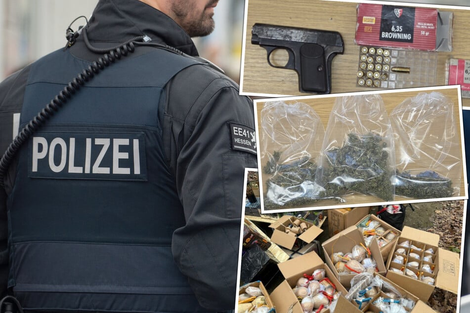 Keine schöne Bescherung: Polizei findet 440 Kilo Pyrotechnik und eine Waffe bei einem 63-Jährigen