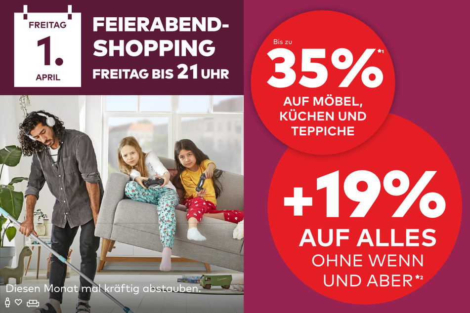 Rabatte sind ab sofort und bis zum 01.04.2022 gültig.