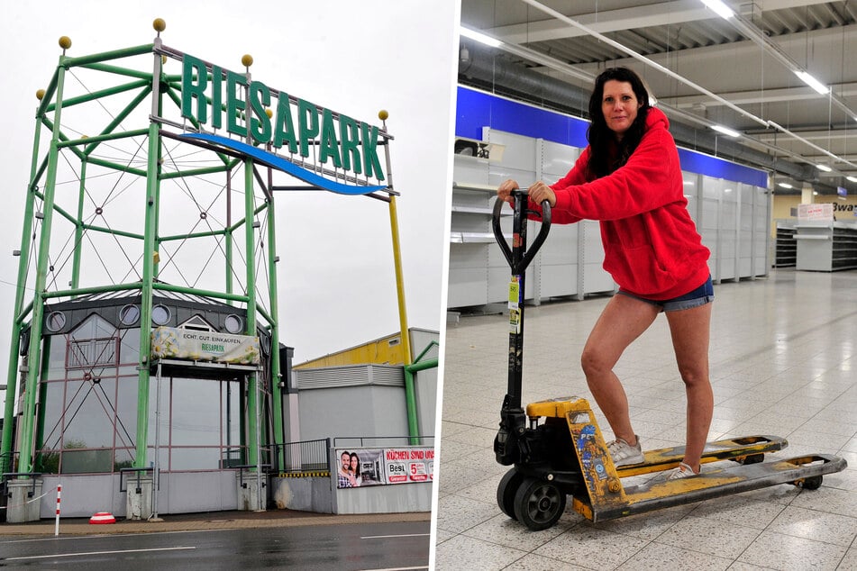 Einmal hin, nix mehr drin: Hier wird ein Supermarkt völlig leer gekauft