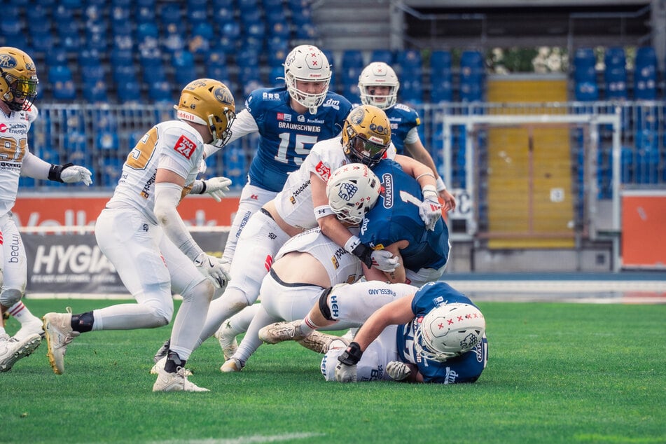 Dresdens Defense packte in Braunschweig sicher zu und die Punkte ein.