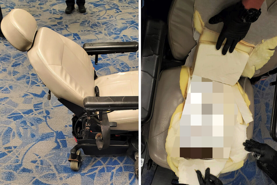 Flughafen-Beamte entsetzt, als sie sehen, warum Mann wirklich im Rollstuhl sitzt