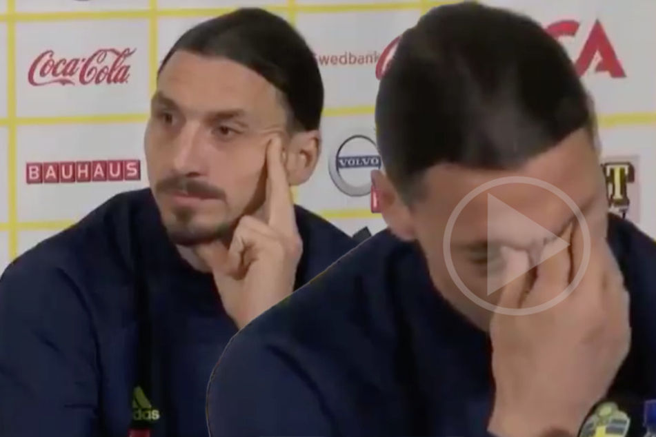Tränen bei Zlatan: Journalisten-Frage bringt Ibrahimovic völlig aus dem Konzept!
