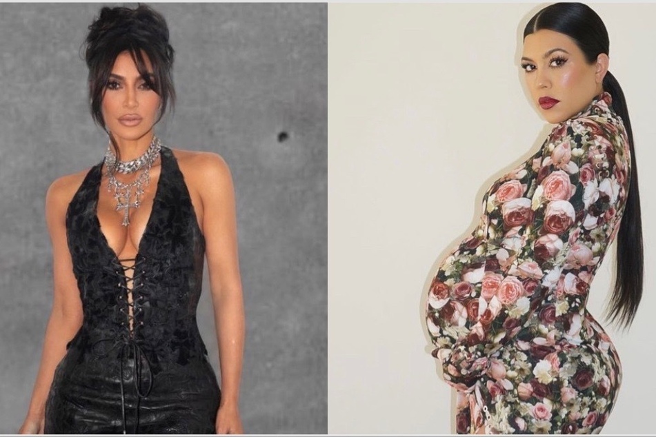 Has Kim Kardashian met Kourtney Kardashian's (r) new baby boy yet?