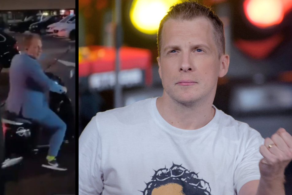 Achtung, Unfallgefahr: Oliver Pocher bei Live-Show auf Abwegen