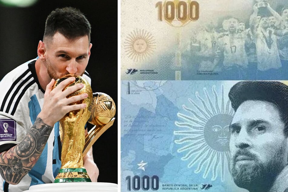 Welt-Star Lionel Messi (35) soll zu seinem verdienten Ruhm nun wohl auch eine eigene Banknote bekommen.