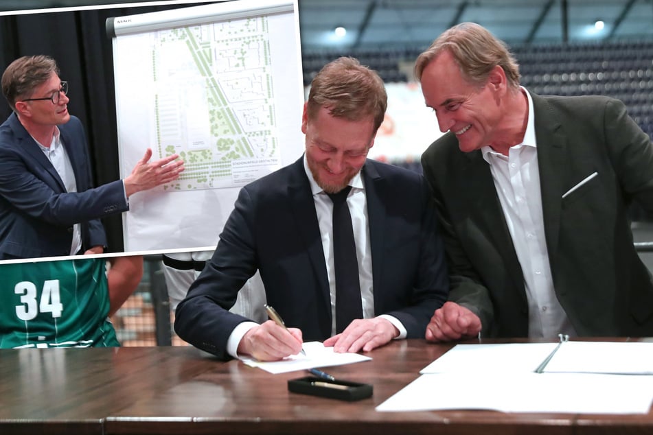 Leipzig: Das Ziel heißt Olympia 2036: Leipzig und Sachsen unterzeichnen 60-Millionen-Vertrag für Sportforum