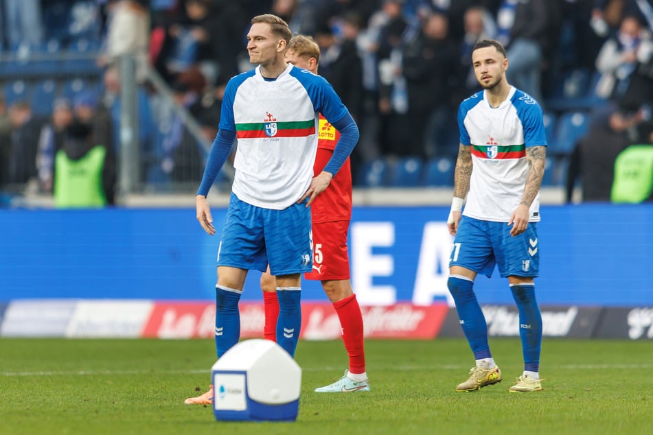 Vergangene Saison war Maximilian Breunig (26, vorn) an den FCM ausgeliehen. Heute trifft er auf seinen früheren Trainer Thomas Stamm.