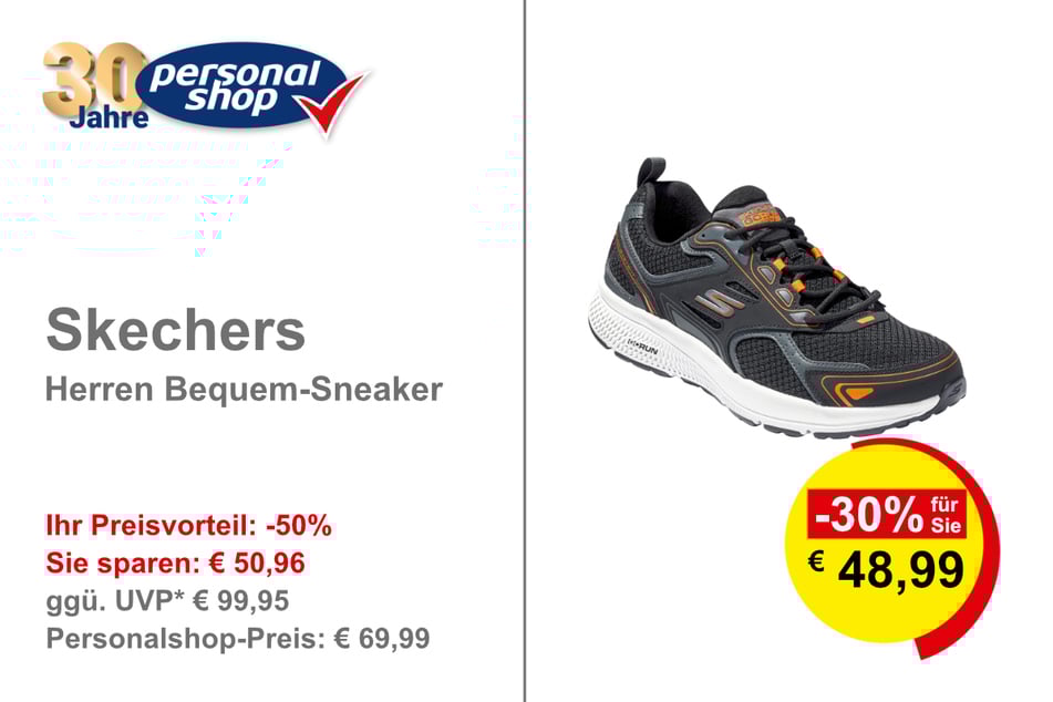 Skechers Herren Bequem-Sneaker
